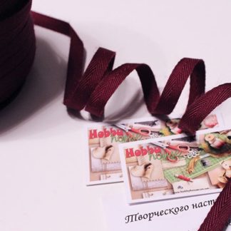 Лента киперная марсала арт 0965