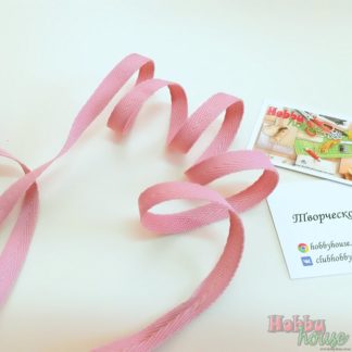 Кіперна стрічка пудра 1 см арт 1137
