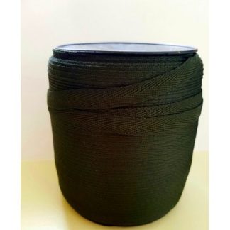 Кіперна стрічка 1 см темно-зелена арт 1143