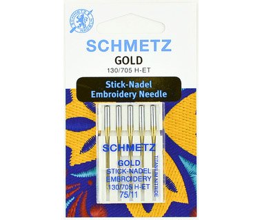 Голки Embroidery Gold 5x75 арт 1449