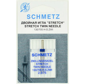 Голки Twin Stretch 1x2,5/75 арт 1452
