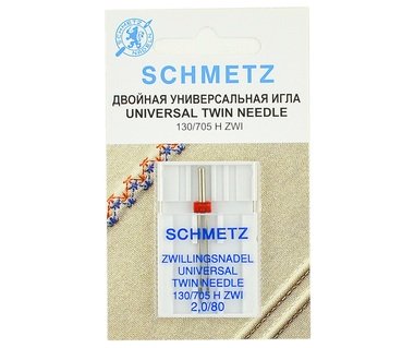 Иглы Twin Universal 2,0/80 арт 1454