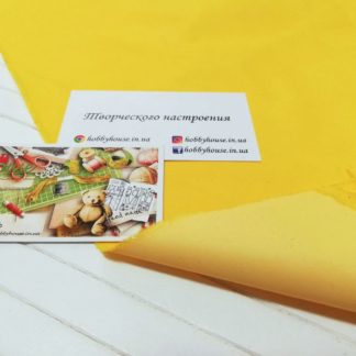 Плащевка Аляска желтая арт 1484