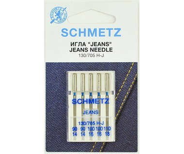 Голки jeans 2x 90, 2x 100, 1x 110 арт 1505