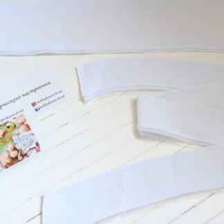 Воротник белый 8*40 см к лакосте с эл. арт. 2220