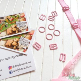 Перетяжка розовая 1 см арт 0629