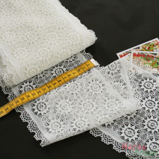 Стрейч-кружево молоко 616-К 16,5 см арт 664