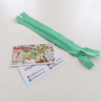 Блискавка трактор Баришевка 18 см ментол арт 0306