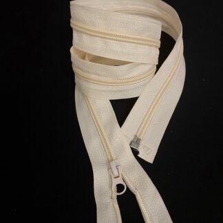 Молния спираль разъемная топленое молоко 80 см арт 0381