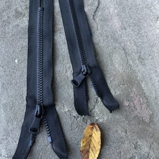 Блискавка трактор 18 см чорна новий дизайн арт 0314