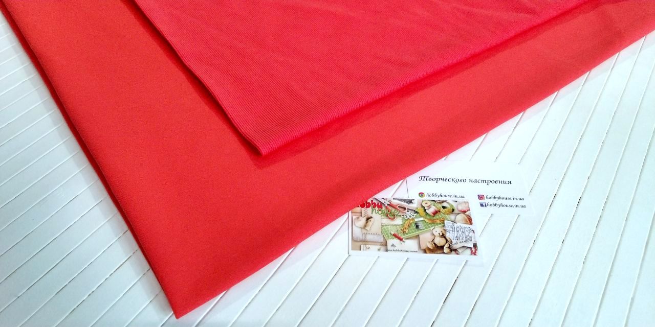 Стрейч-футер 2-нитка корал арт 0921 - Зображення 2