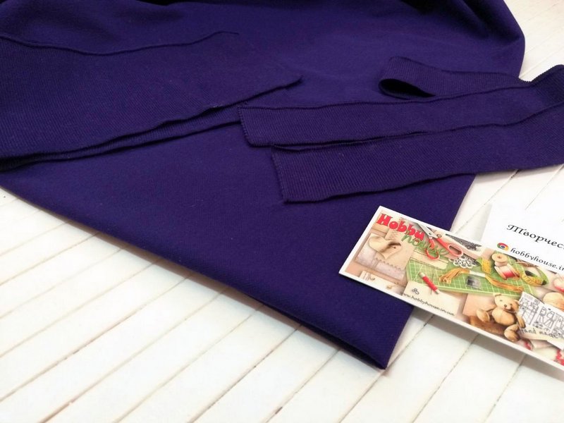 Лакоста з еластаном фіолет 175 см арт. 1581 - Зображення 3