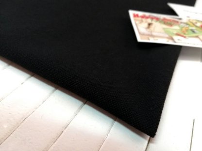 Лакоста с эластаном черная 175 см  арт. 1582