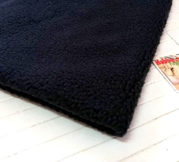 Флис барашек темно-синий арт 1570