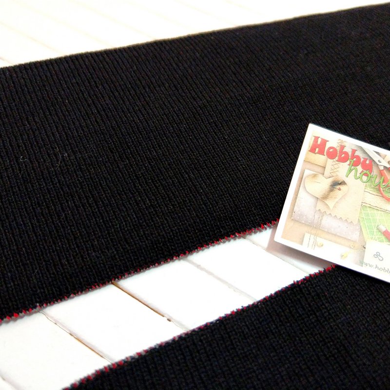 Подвяз (манжет) черный 170*17 см арт 0738