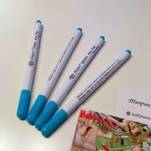 Маркер блакитний (зникає від води) арт 1568