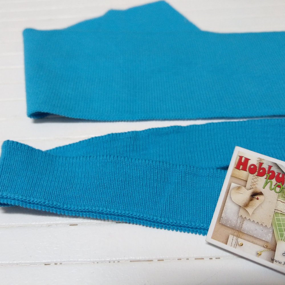 Комір + манжет до лакости омбре бірюза арт. 1624