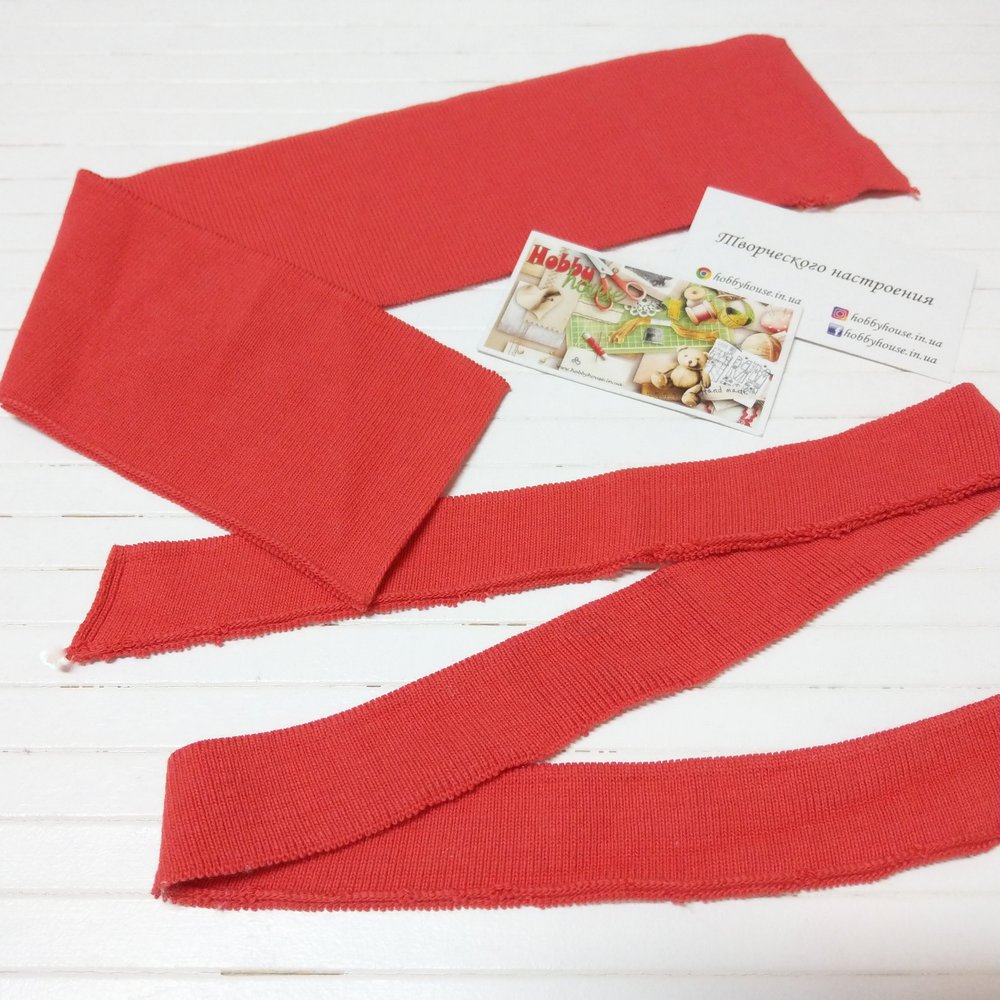 Комір + манжет до лакости омбре корал арт. 1625