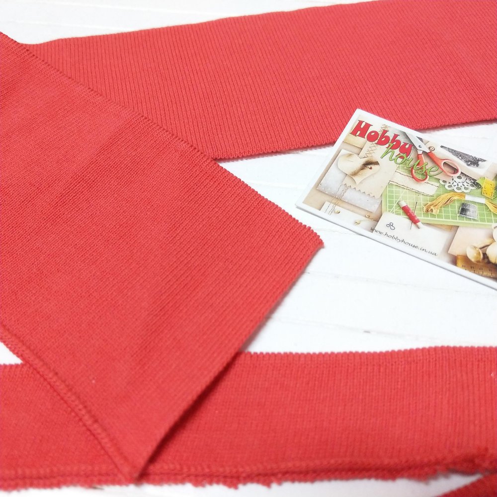 Комір + манжет до лакости омбре корал арт. 1625 - Зображення 2