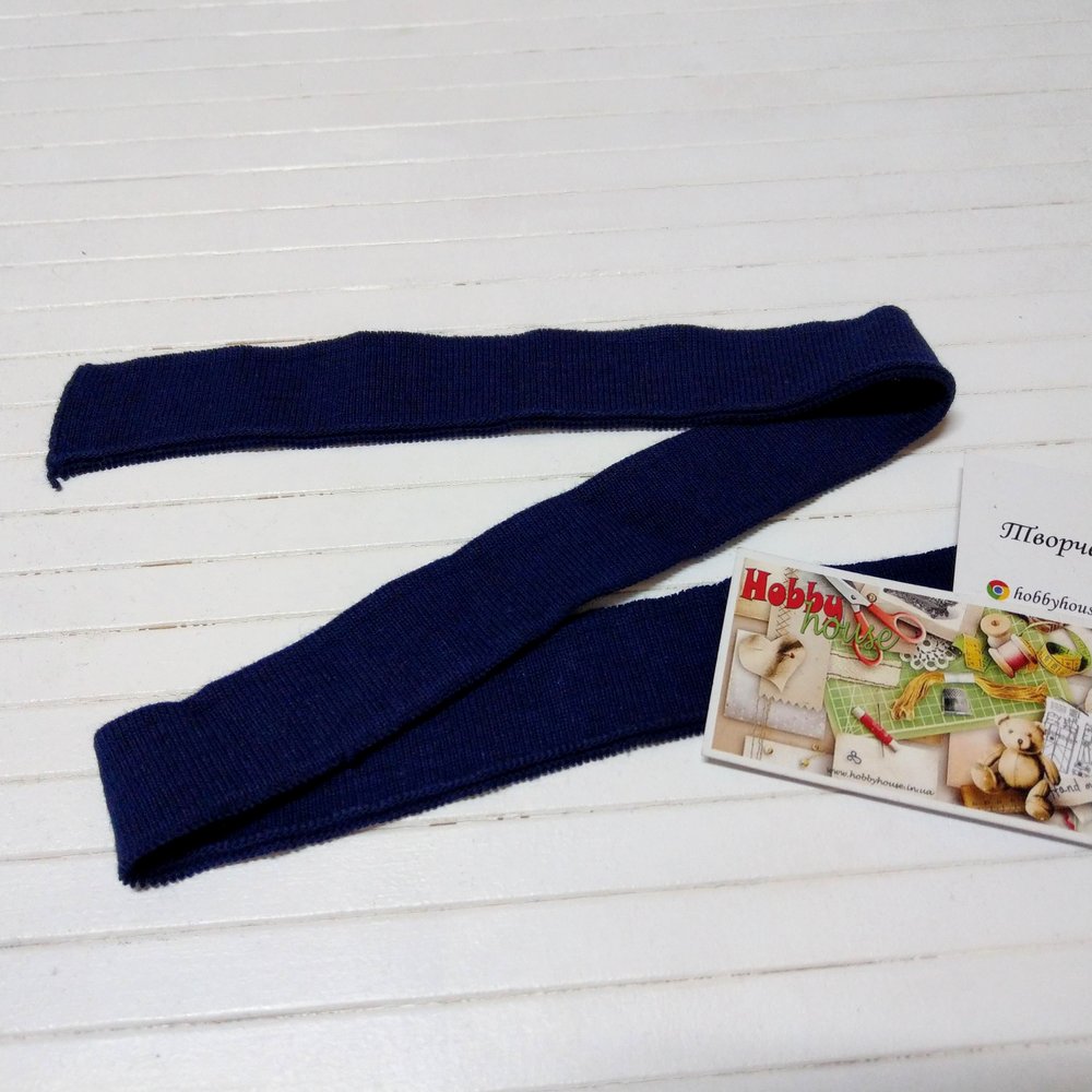 Манжет джинс до лакости омбре синій джинс арт. 1659 - Зображення 2