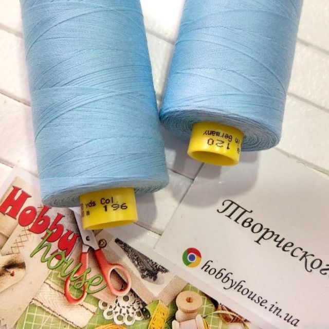 Gutermann 1000 м ментол 196 арт 1713 - Зображення 2