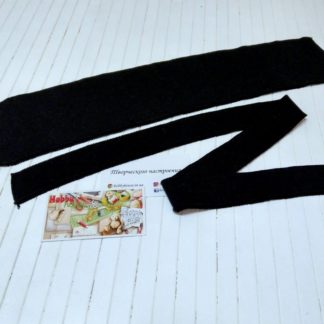 Воротник черный  к лакосте с эл. арт. 1688