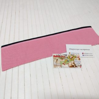 Комір яскраво-рожевий з чорною смужкою арт. 1683