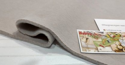 Футер 3-нитка с начесом холодный беж арт. 1772 - Зображення 3