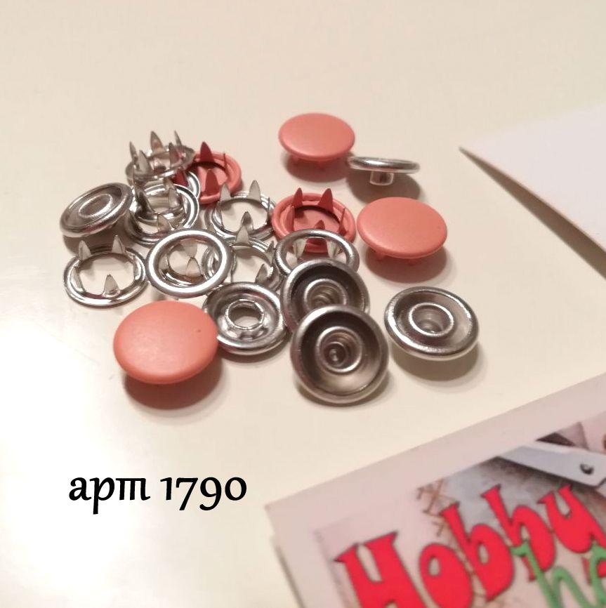 Кнопка трикотажна baby 9,5мм закритий капелюшок матовий 10 шт арт 1790