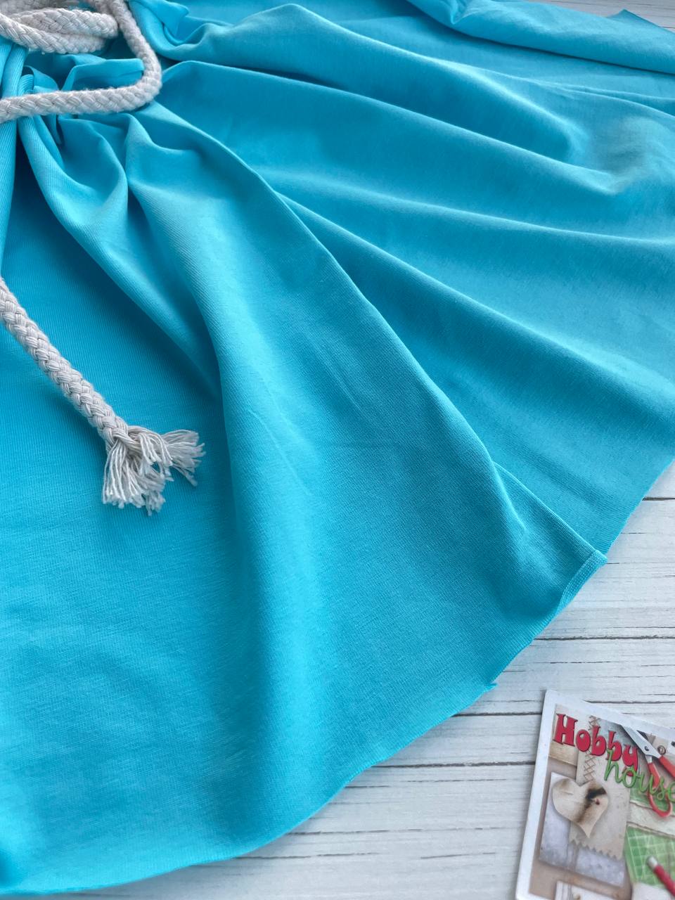 Стрейч-кулір яскраво-блакитний щ.180 180 см арт. 1737