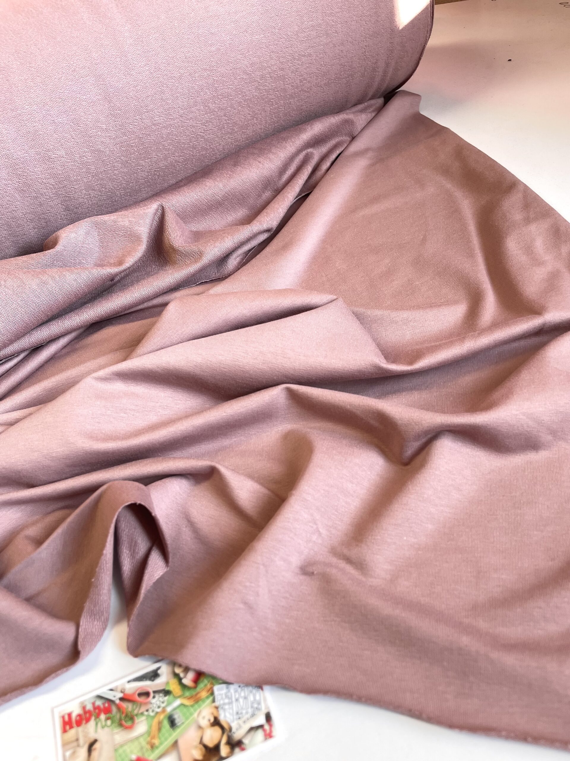 Стрейч-футер 2-нитка пильна троянда арт. 1738 - Зображення 4