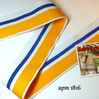 Резинка желтая полоска 4 см арт. 1816