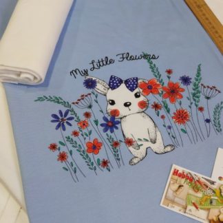 Панель стрейч-кулір "Заяча галявина" 45*50 см арт. 1823