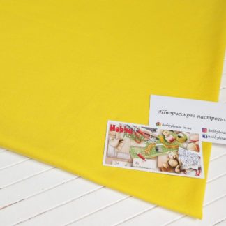 Стрейч-кулір лимон (яскраво-жовтий) щ.190 арт 1844