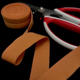 Бейка-резинка матовая 2 см кориця, арт 1907