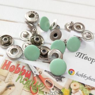 Кнопка альфа 12,5 мм (10шт) тіфані, арт 1869