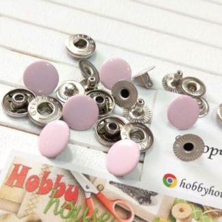 Кнопка альфа 12,5 мм (10шт)  рожевий, арт 1872