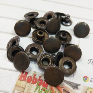 Кнопка альфа 15 мм (10шт)  антік,  арт 1900