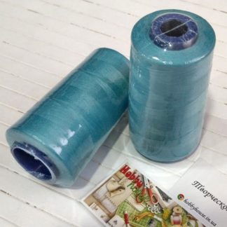 Нитки швейные 4000м голубая лазурь, арт 1913