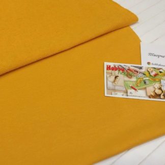 Стрейч-футер 2-нитка горчица хб петля 93/7 180 см арт. 2024