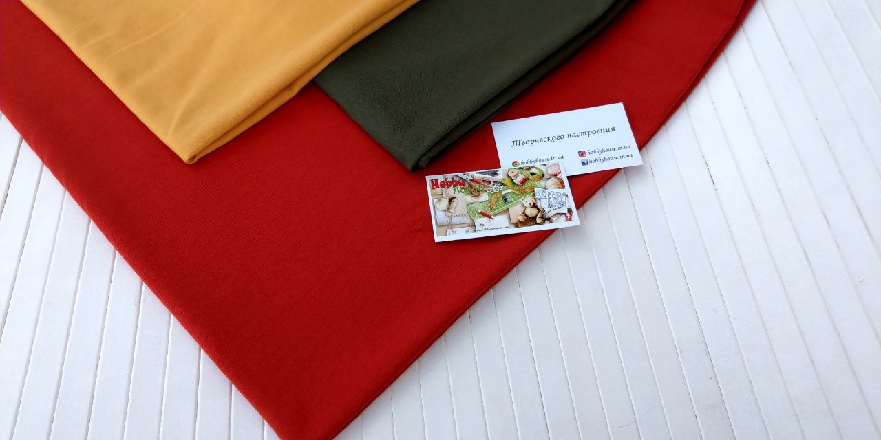 Стрейч-кулір теракот 92/8 170 см арт. 2031 - Зображення 2