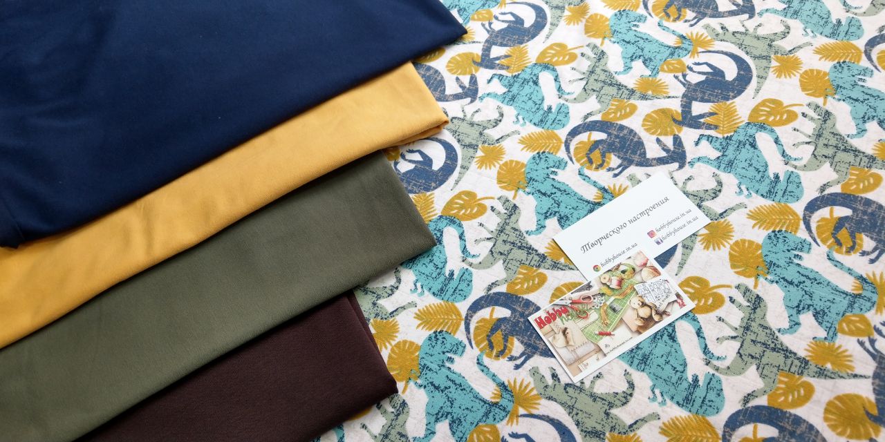 Стрейч-кулір "Діно" 150 см арт. 2035 - Зображення 3