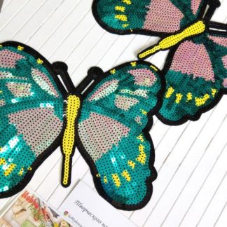 Нашивка Метелик (бирюза)  арт 1975