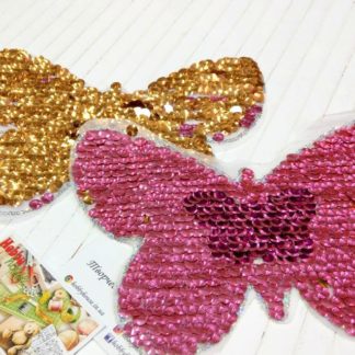 Нашивка Метелик рожевий арт 1978