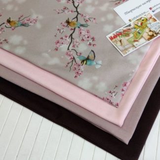 Стрейч-кулір "Сакура" (Нідерланди) шир 160см  арт 1988