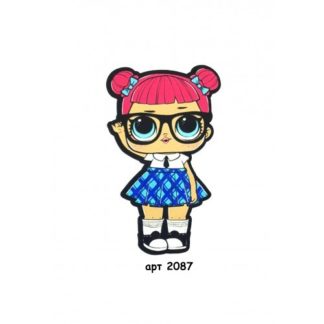 Нашивка кашемір LOL окуляри 21*13см арт 2087