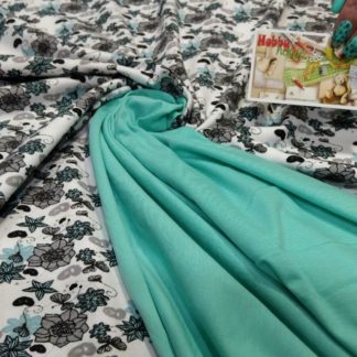 Стрейч-кулір "Першоцвіт ментол" 180 см арт. 2139