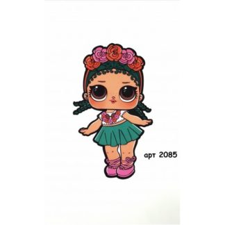 Нашивка кашемір LOL троянда 22*12,5см арт 2085