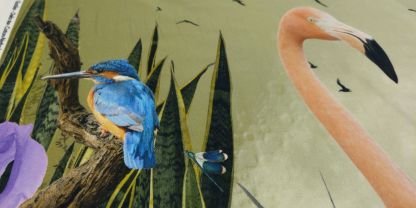 Стрейч-кулір "Фламінго" Нідерланди шир. 151, купон 124 см арт. 2143 - Зображення 5