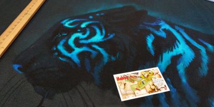 Стрейч-кулір "Тигр" 70 (+-1см)*180 см арт 2204 - Зображення 2